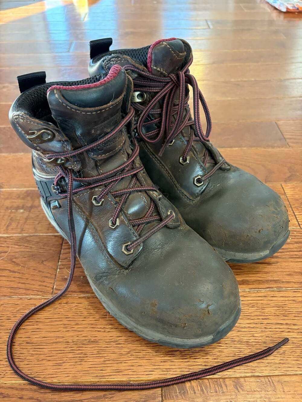 Timberland PRO Anti-Fatigue Brown Leather Work Boots